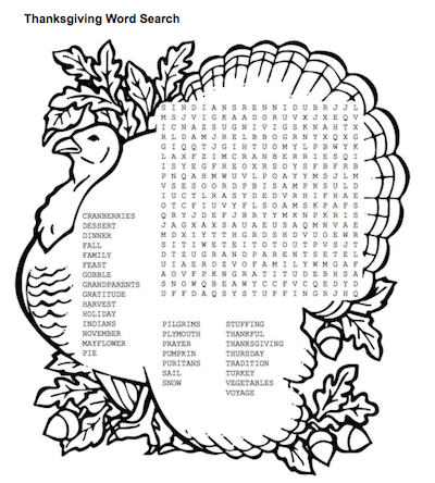 free download top printable thanksgiving word search in pdf